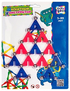 Конструктор магнитный "Фигуры" – Треугольники, 31 элемент (Kribly Boo, 1195)